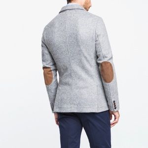 Elbow-patch Cotton Blazer
